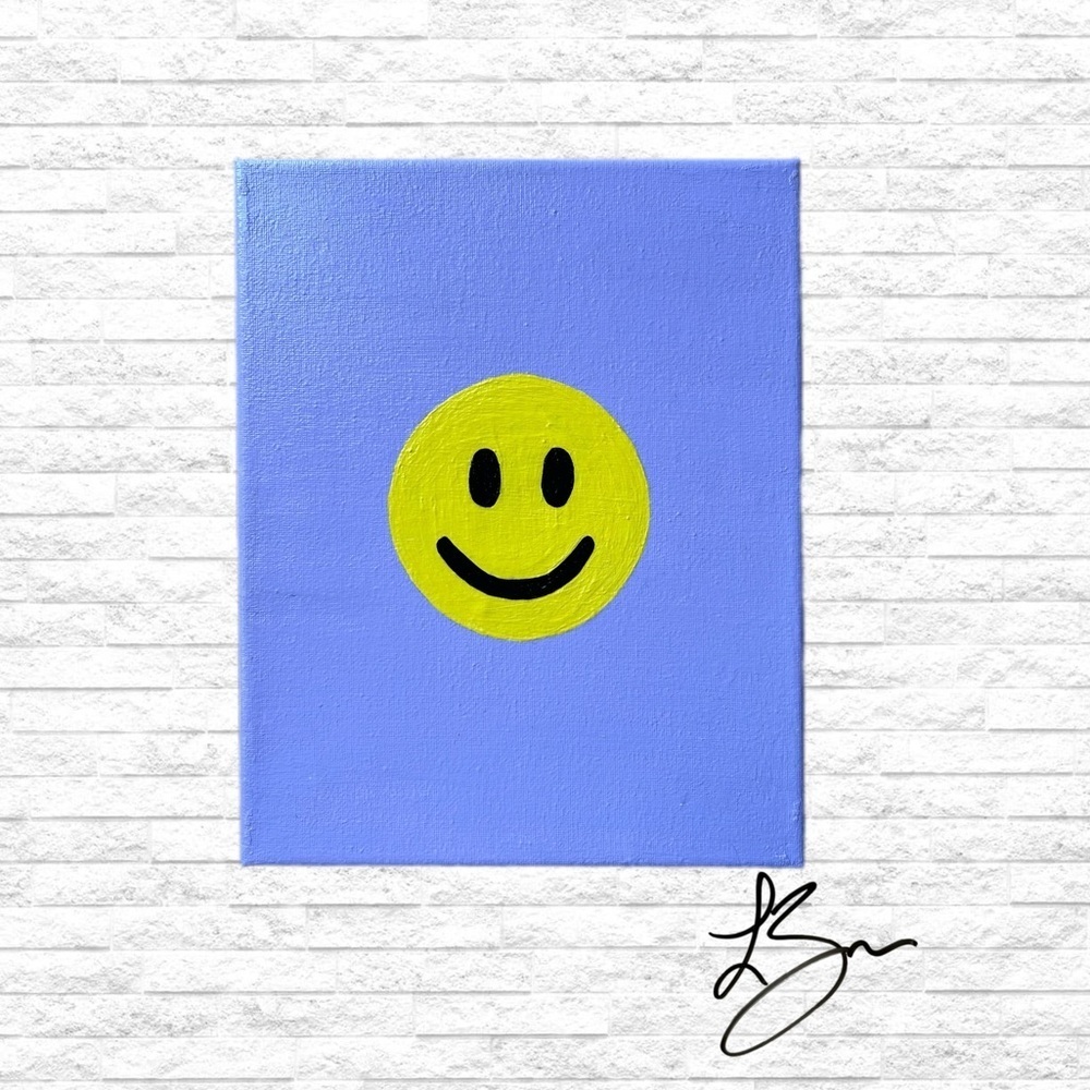 Original “Smiley” Acrylic Painting  on Canvas